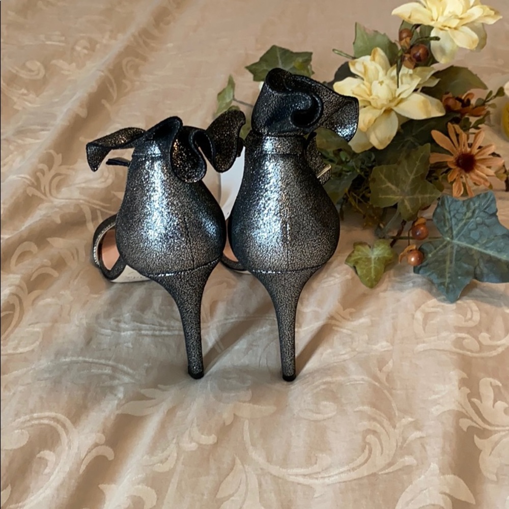 Kate Spade Silver Heels - Picture 5 of 8